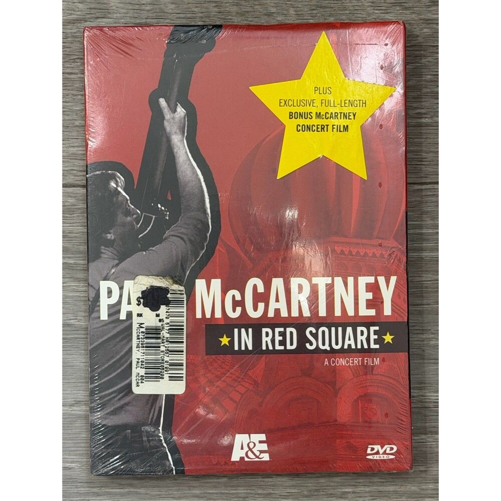 Paul McCartney In Red Square DVD Concert Film A&E Factory Sealed